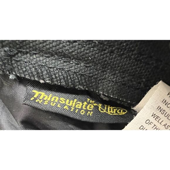 Big Smith black lined canvas bib overalls. Size XL waist 42-44/ - Picture 10 of 11